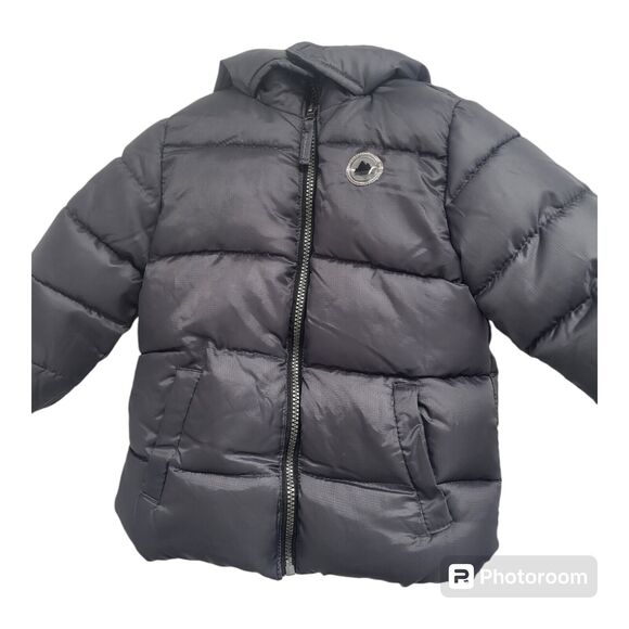 iXtreme Size 3T Boys Hooded Lined Puffer Jacket/Winter Coat Gray Full Zip - Picture 1 of 7